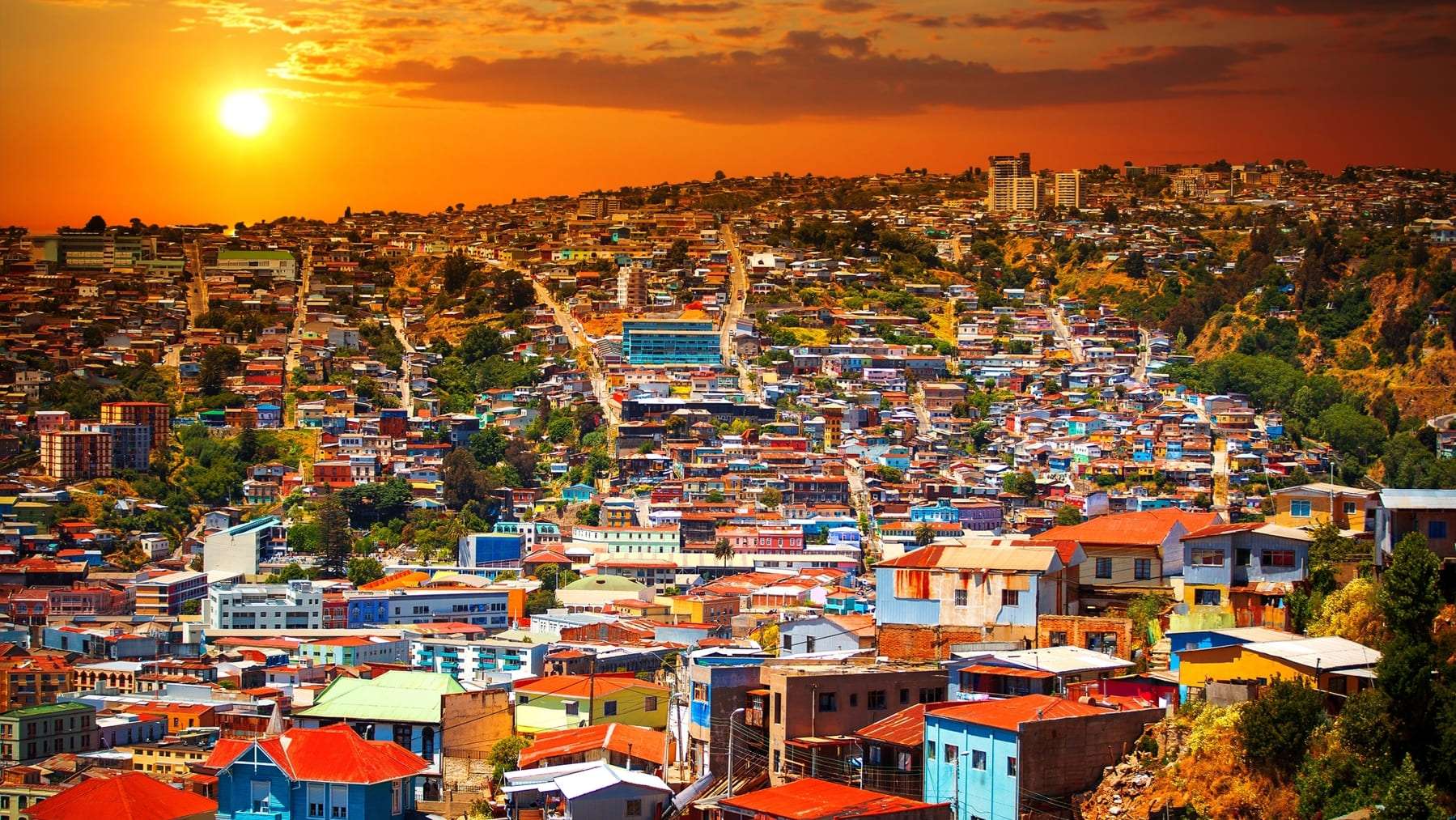 Vistas de Valparaíso.