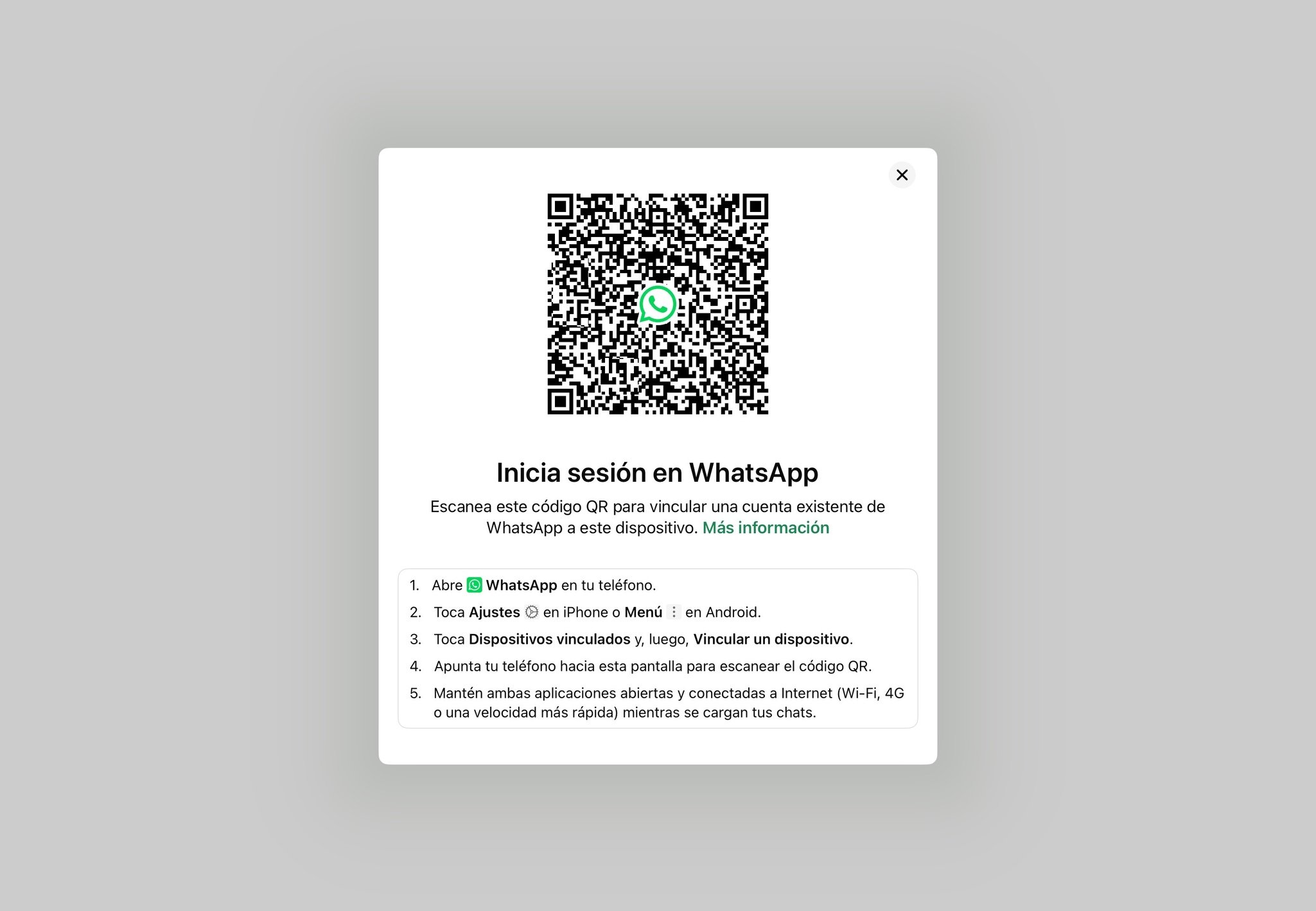 WhatsApp iPad