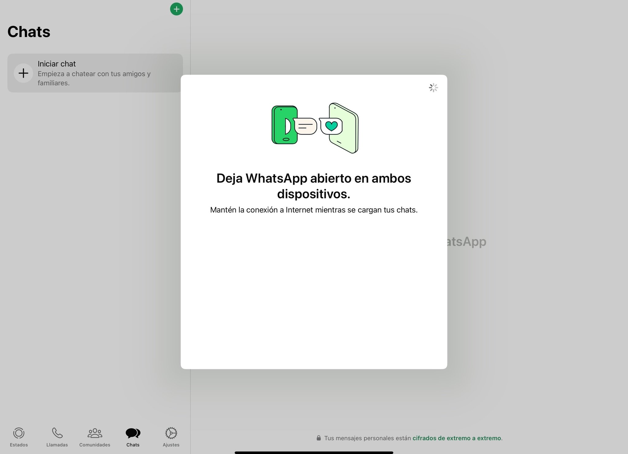 WhatsApp iPad