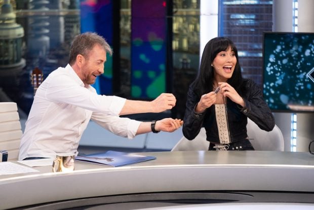 Pablo Motos y Aitana Ocaña en El Hormiguero (Atresmedia).