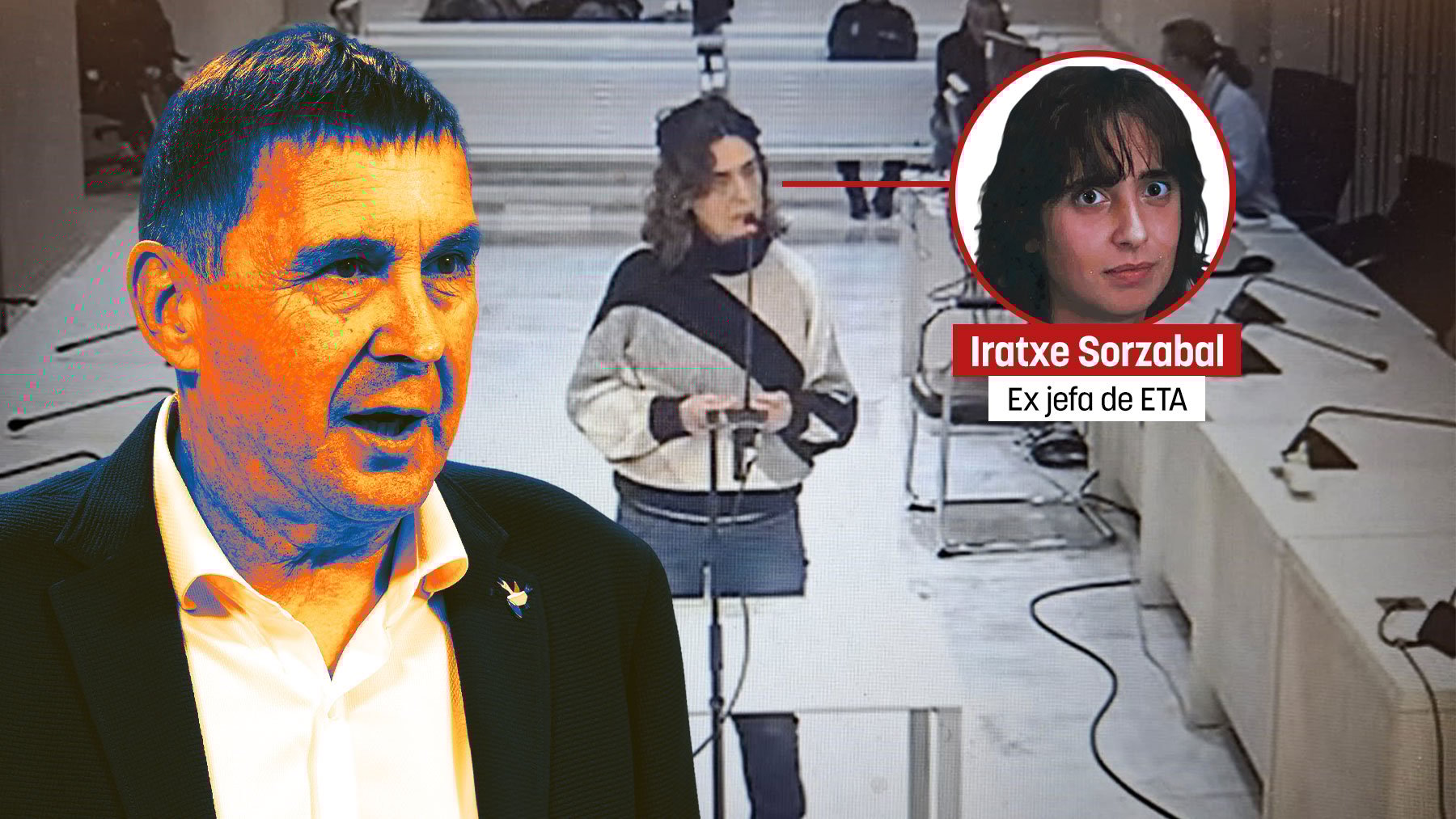 Arnaldo Otegi e Iratxe Sorzábal.