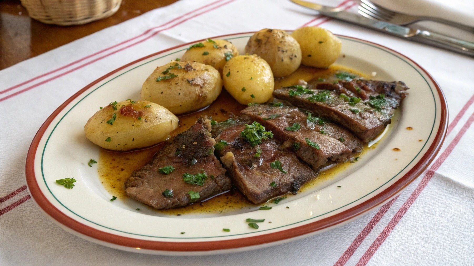 Recreación de un plato de carajacas.