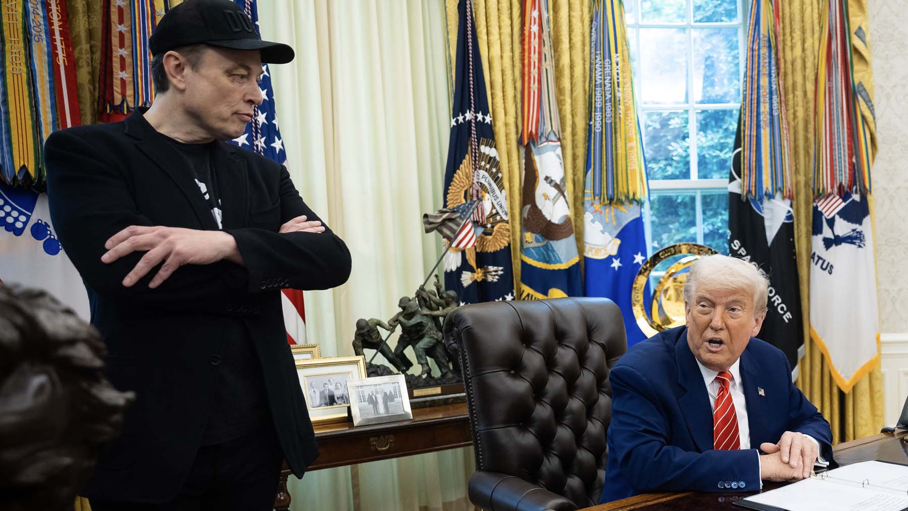 Elon Musk y Donald Trump en la Casa Blanca. (Foto: Efe)