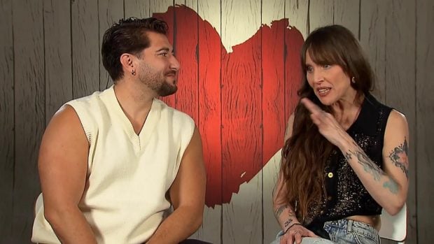 Edison y Andrea en la decisión final de 'First Dates'. (Mediaset)