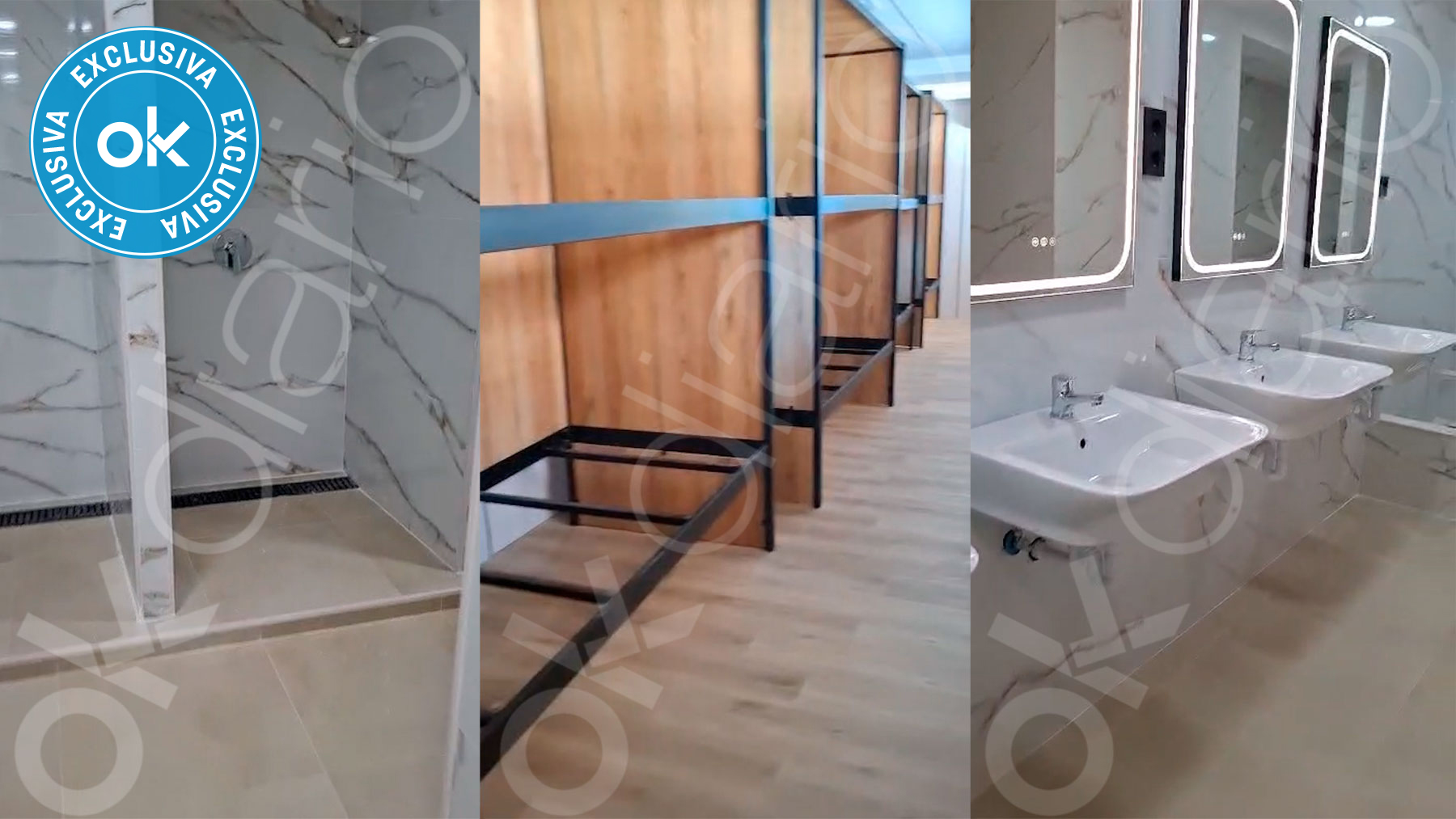 Imágenes exclusivas del interior del nuevo hostal de Parque de las Avenidas para ilegales.