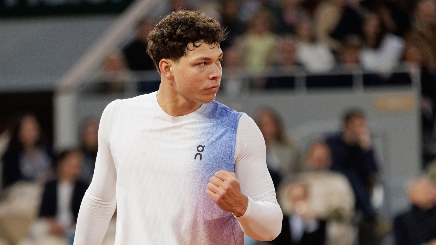 Shelton celebra su último triunfo en Roland Garros. (EP)