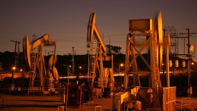 Una plataforma petrolífera en California. (Getty Images)