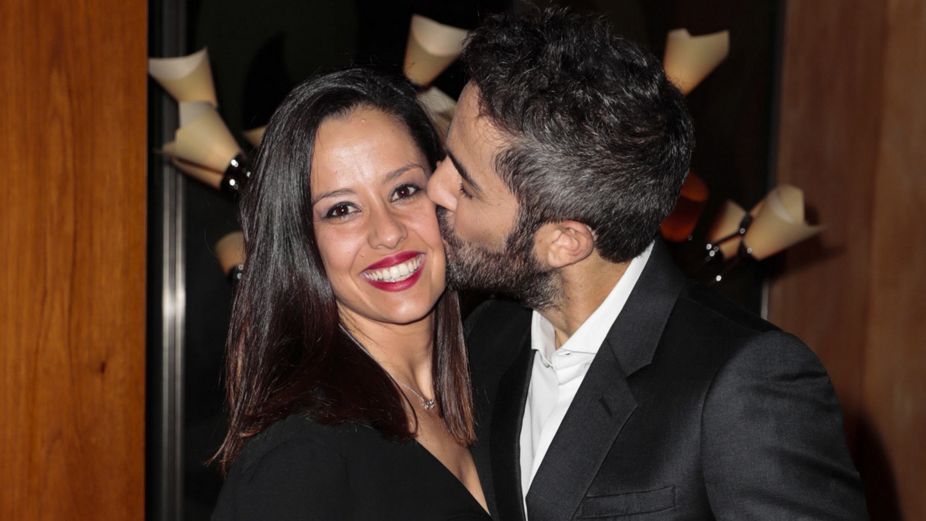 Sara Rubio con Roberto Leal. (Foto: Gtres)
