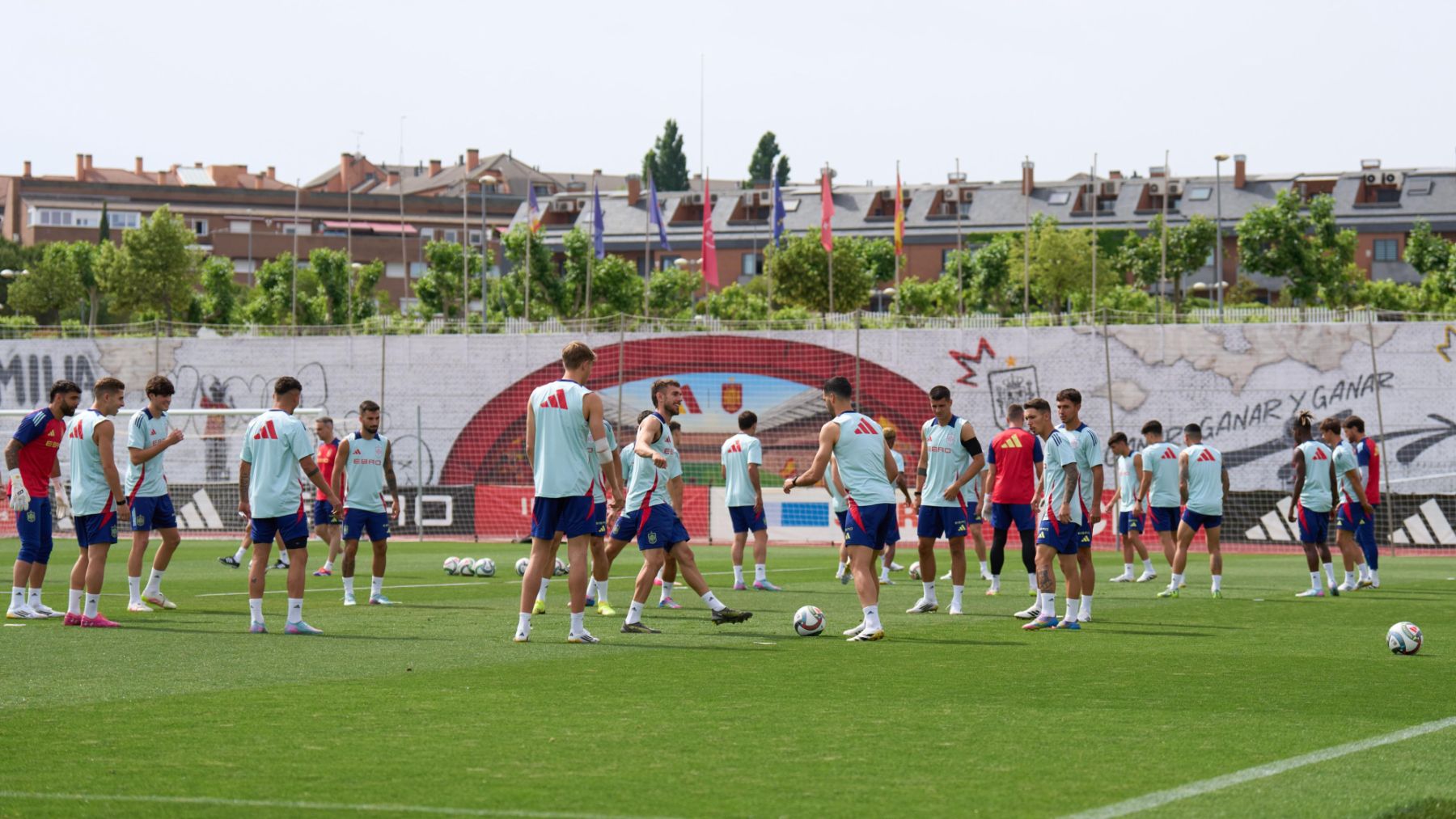 Entrenamiento de España. (RFEF)