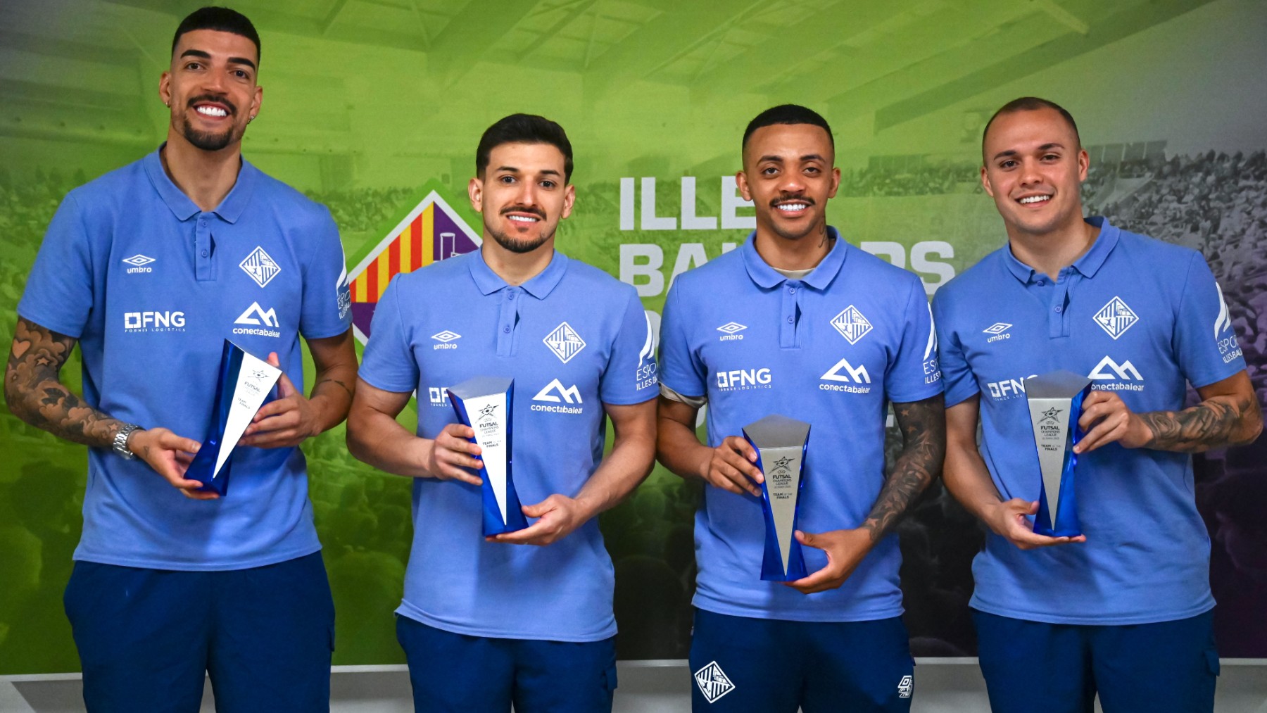 Bruno Gomes, Luan Muller, Neguinho y Fabinho, en el equipo ideal.