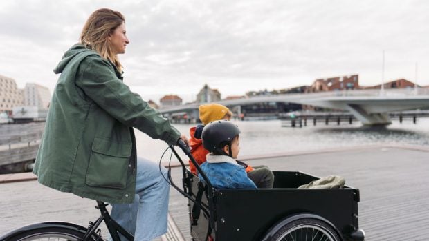 carga bici niños
