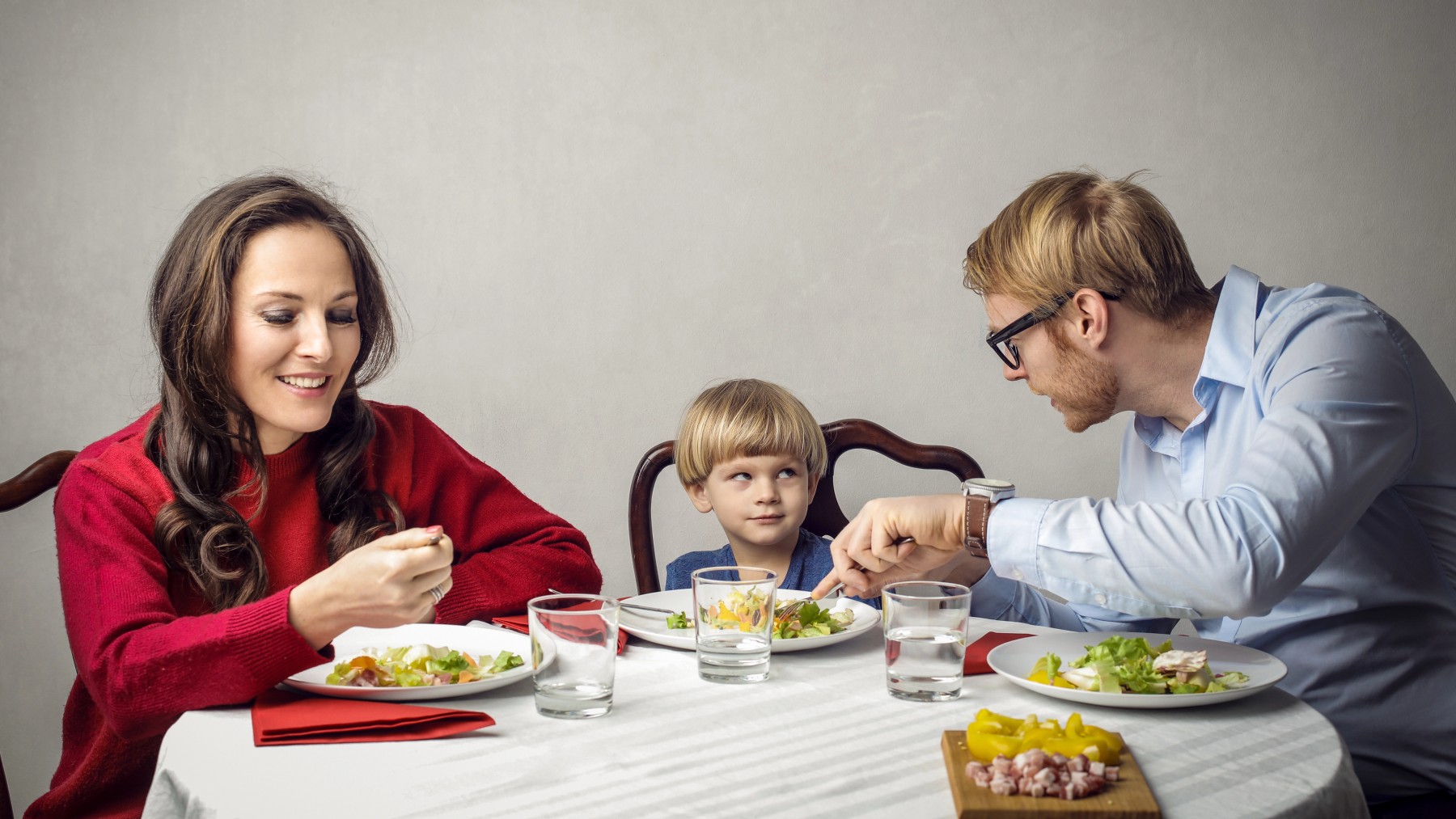 Una comida en familia.