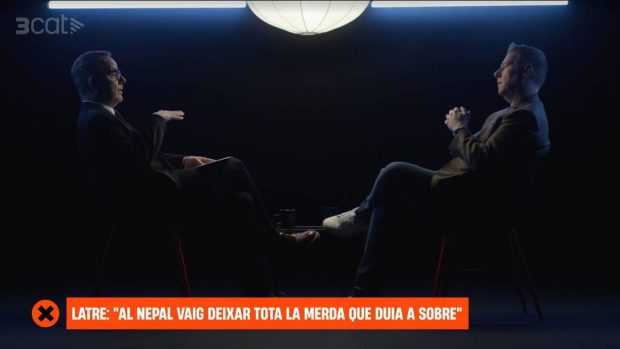 Àngel Llàcer y Carlos Latre en 'Collapse', programa de TV3.