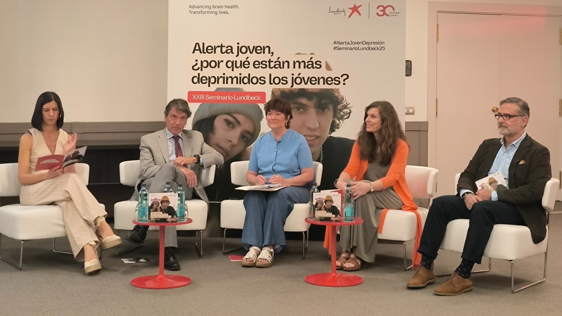Momento del Seminario de Lundbeck en Barcelona.