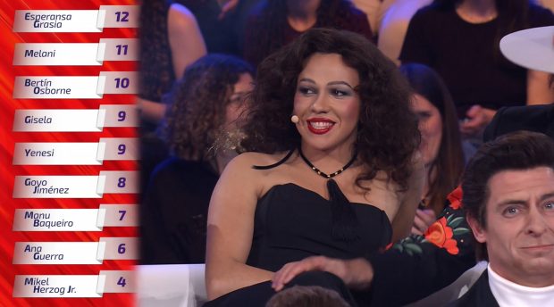 Yenesi, tras conocer la valoración del público de la Gala 9 de Tu cara me suena 12. (Atresmedia)