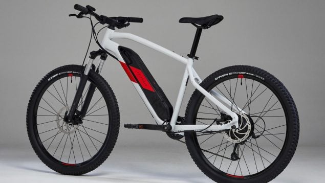 bicicleta eléctrica, decathlon