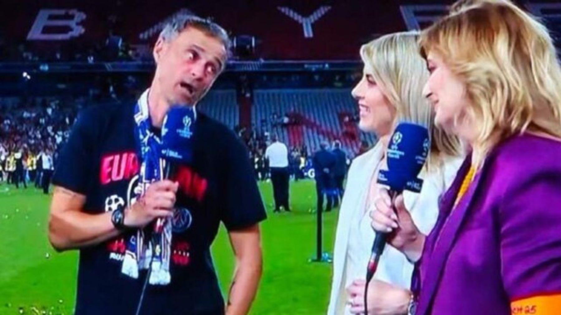 Luis Enrique y Susana Guasch