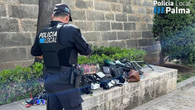 mantero senegalés top manta agredir policías Palma
