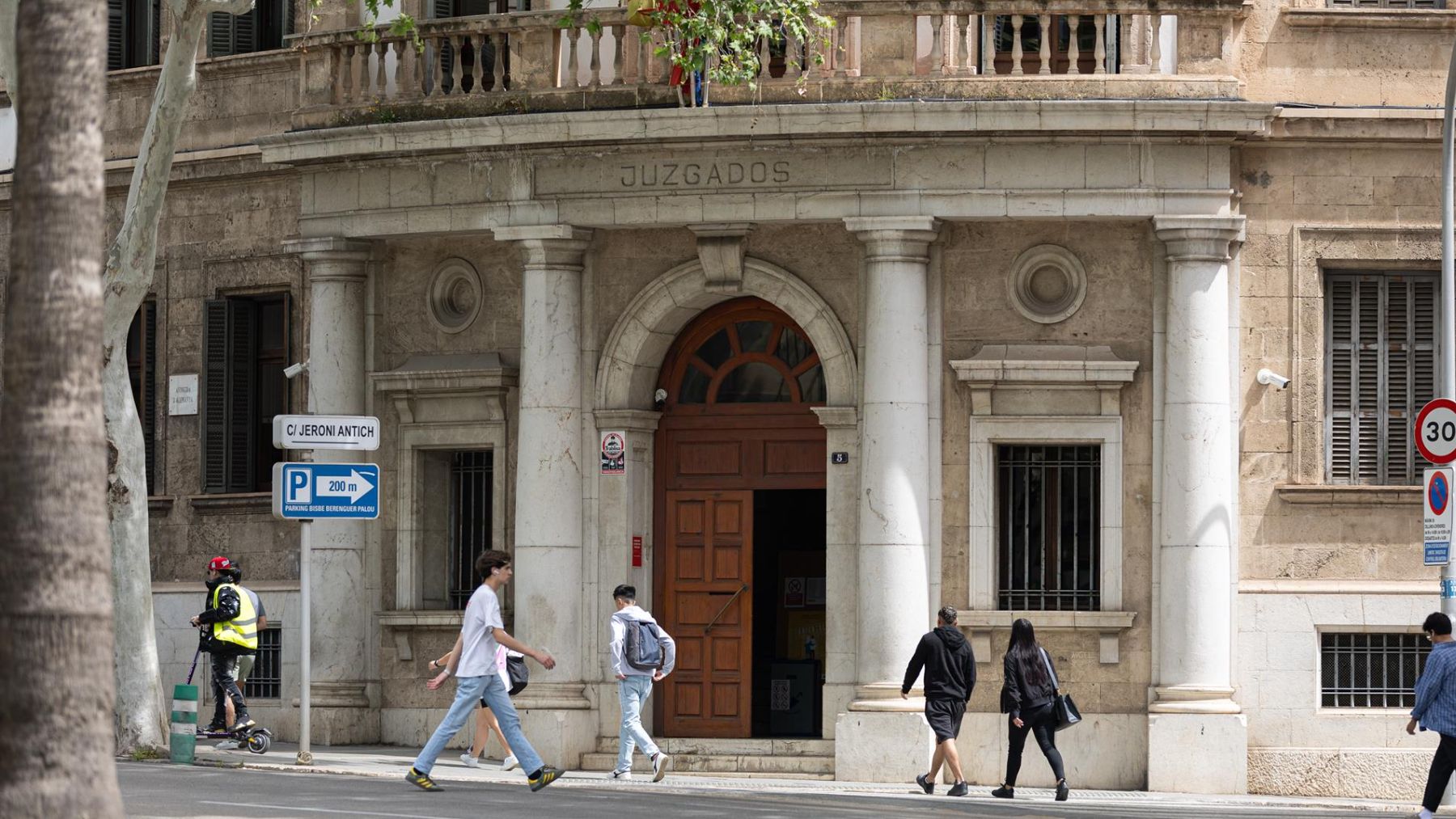 Fachada del juzgado de la Vía Alemania. (Europa Press)