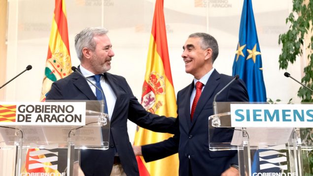 Siemens Aragón, Jorge Azcón
