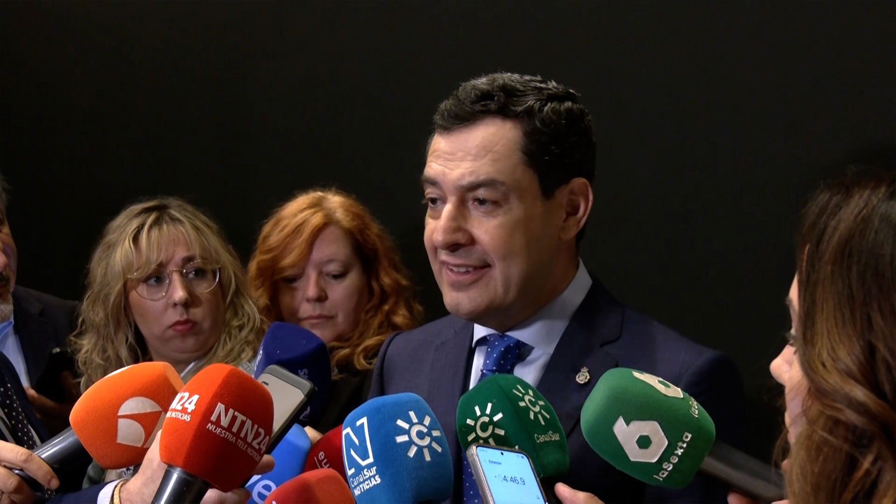 Juanma Moreno, presidente de la Junta de Andalucía.