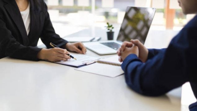 entrevista de trabajo