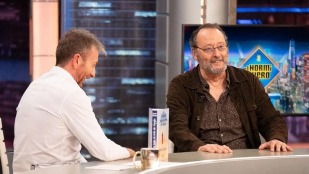 Pablo Motos y Jean Reno en El Hormiguero. (Atresmedia)