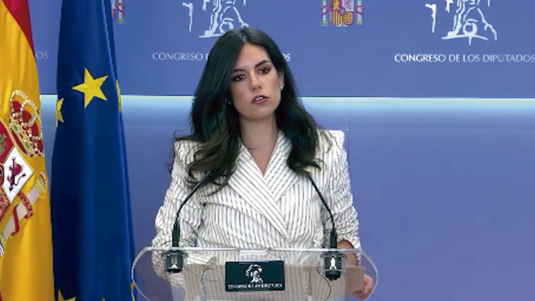 Pepa Millán, portavoz de Vox.