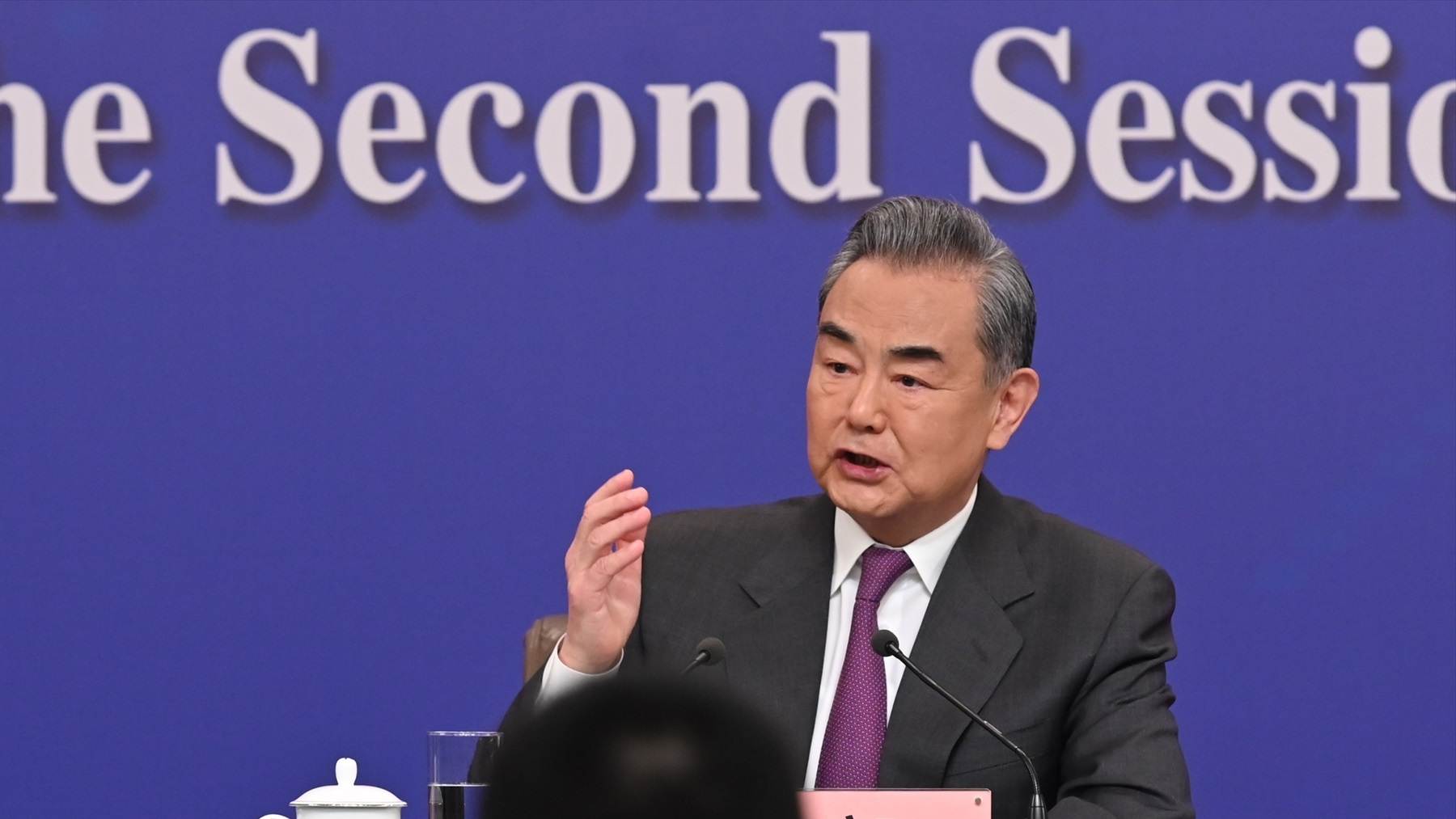 El ministro de Exteriores de China, Wang Yi.