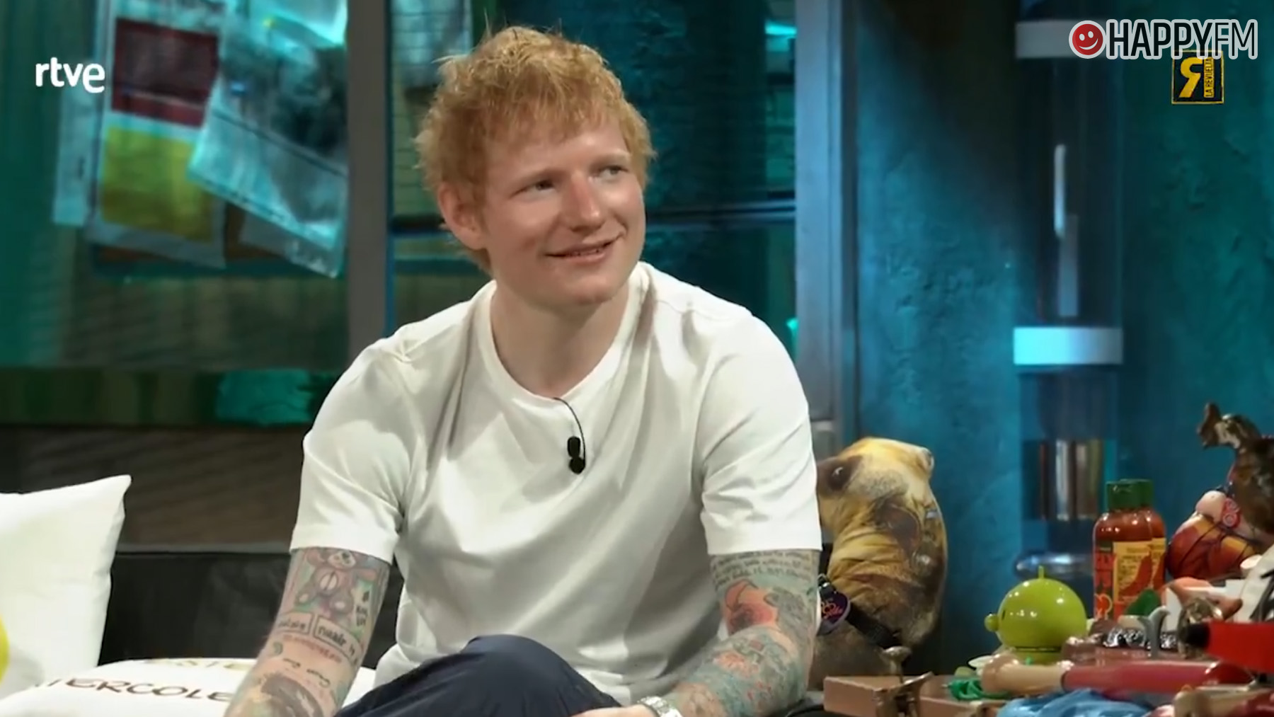 Ed Sheeran en La Revuelta. (RTVE)