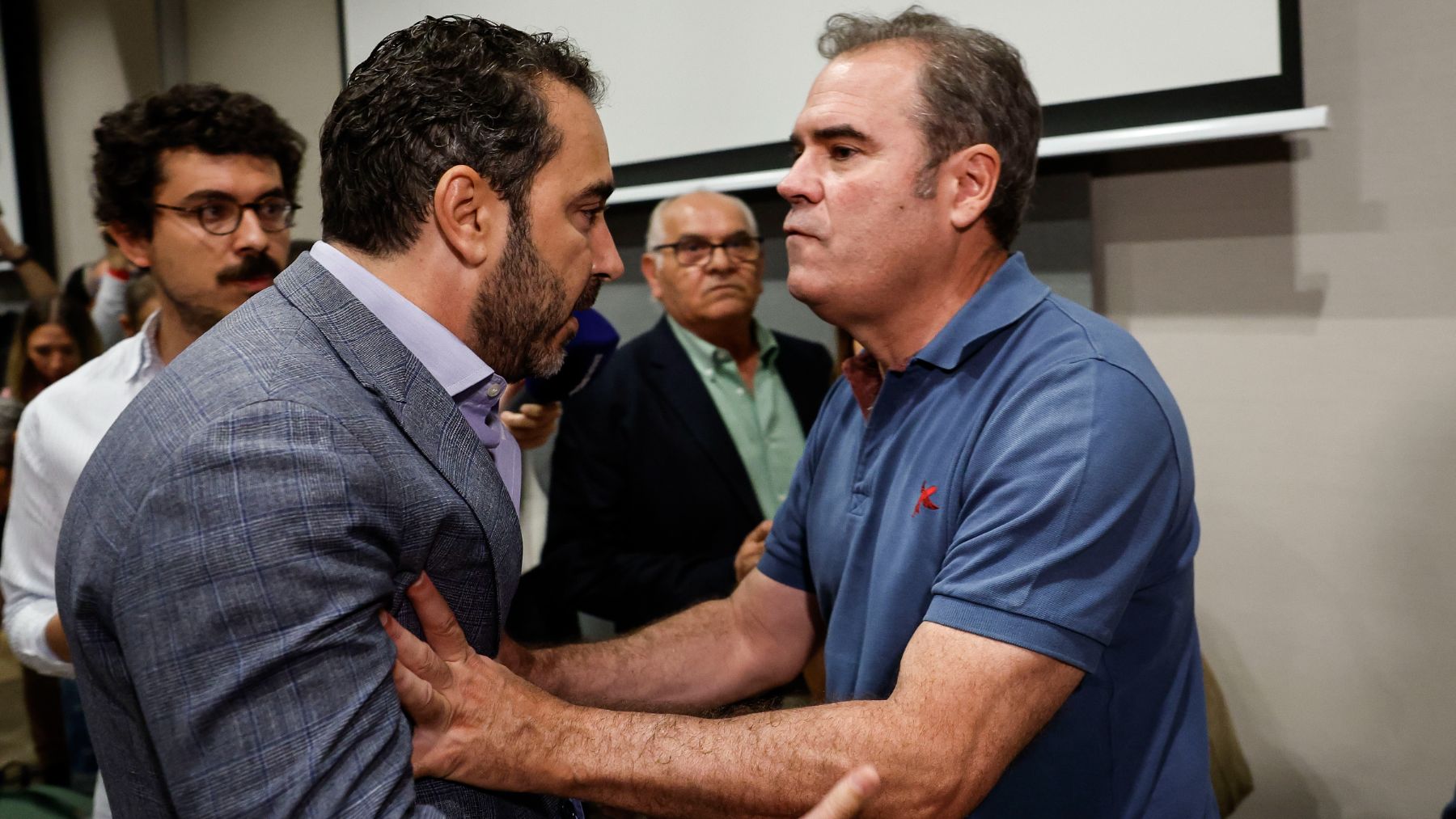 Víctor de Aldama y Javier Pérez Dolset. (EFE)