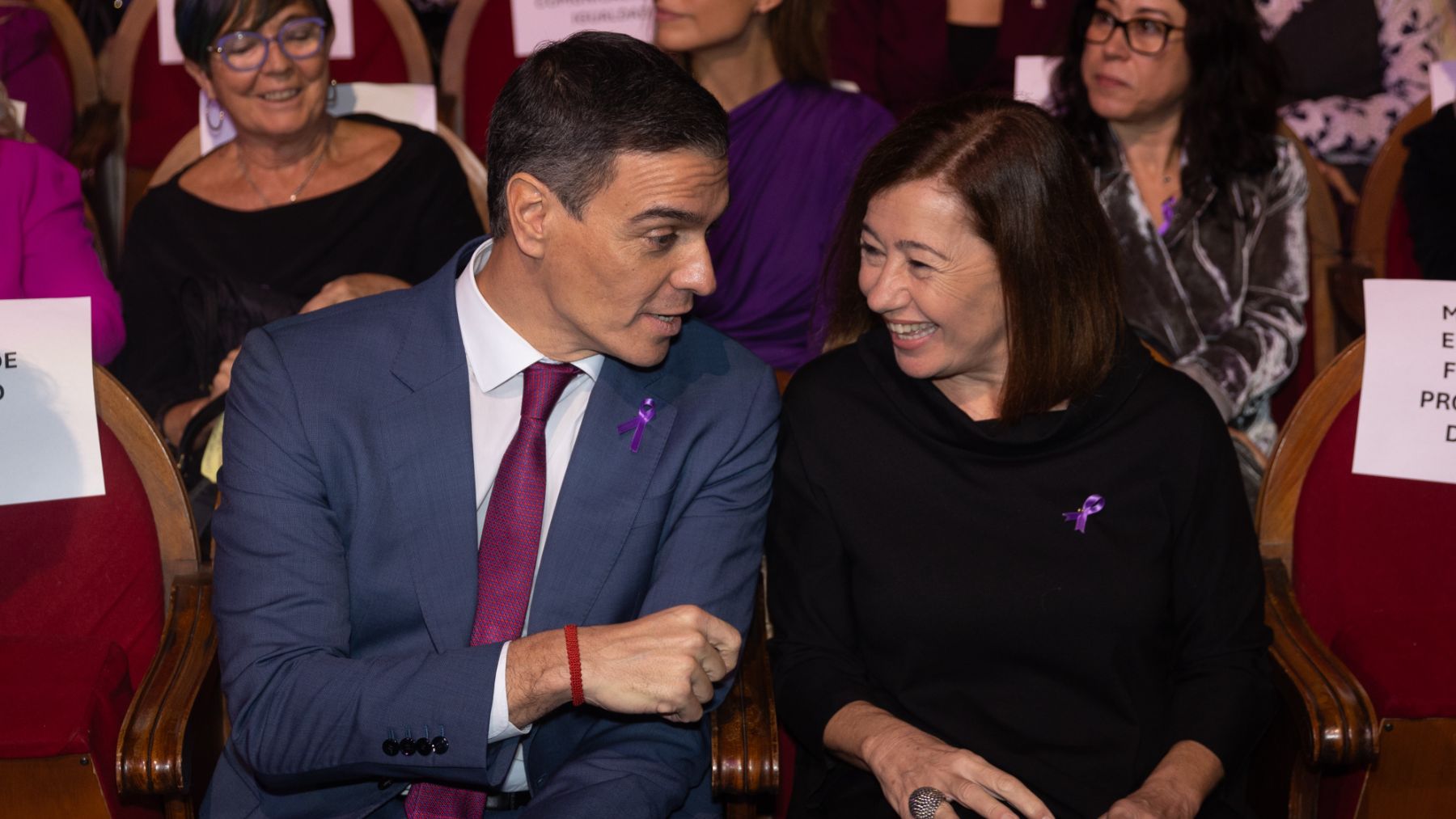 Pedro Sánchez y Francina Armengol. (EP)