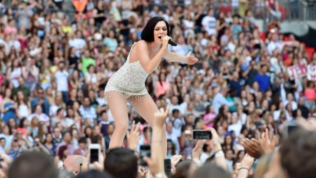 Jessie J en concierto. (Foto: Gtres)