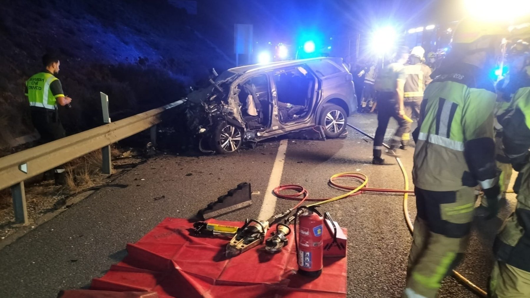 Accidente con cuatro muertos en Málaga. (Ayuntamiento de Málaga)