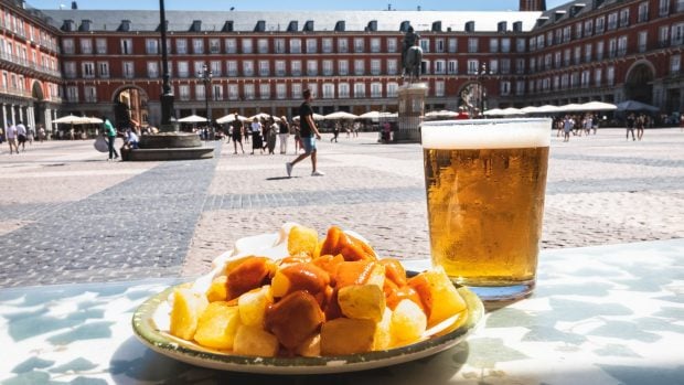 cerveza plaza mayor
