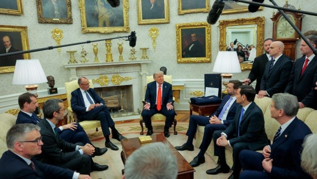 Merz Trump EEUU Alemania tropas Europa