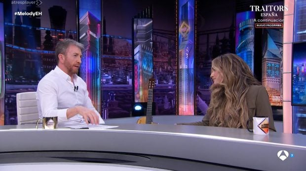 Pablo Motos y Melody en El Hormiguero. (Atresmedia)