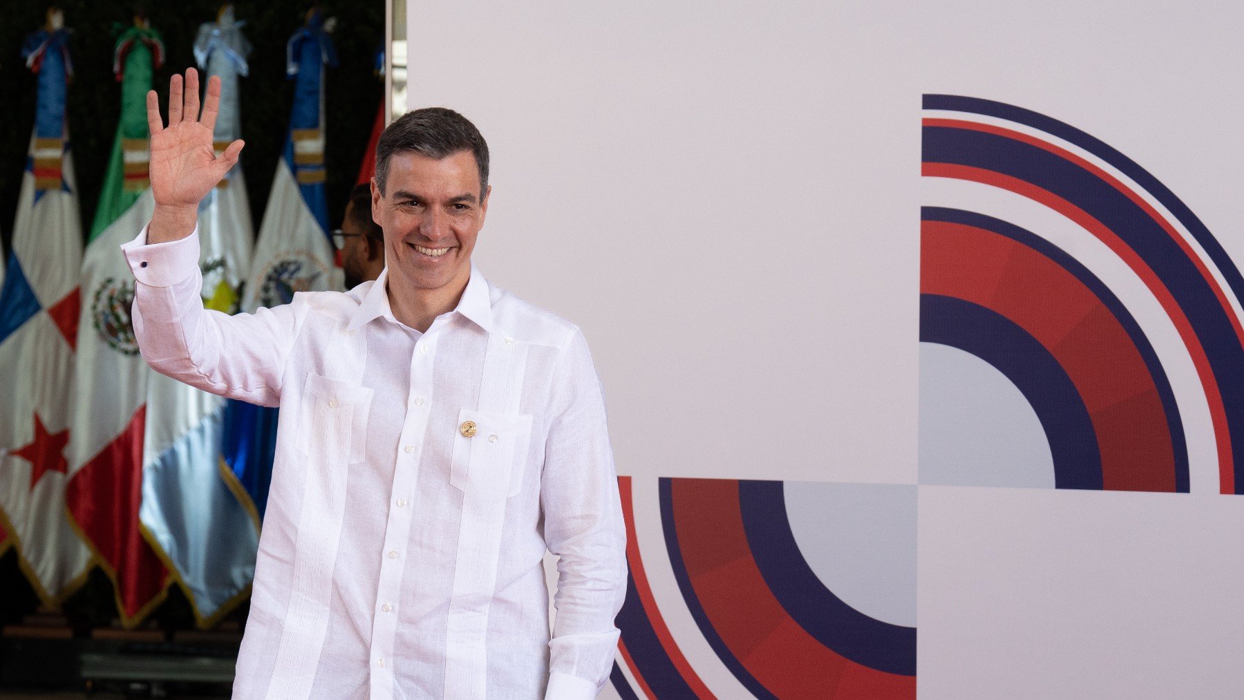 Sánchez en República Dominicana. (Foto: EP)