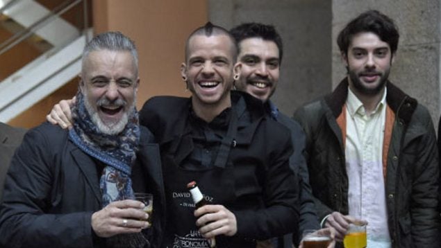 Sergi Arola con su compañero Dabiz Muñoz. (Foto: Gtres)