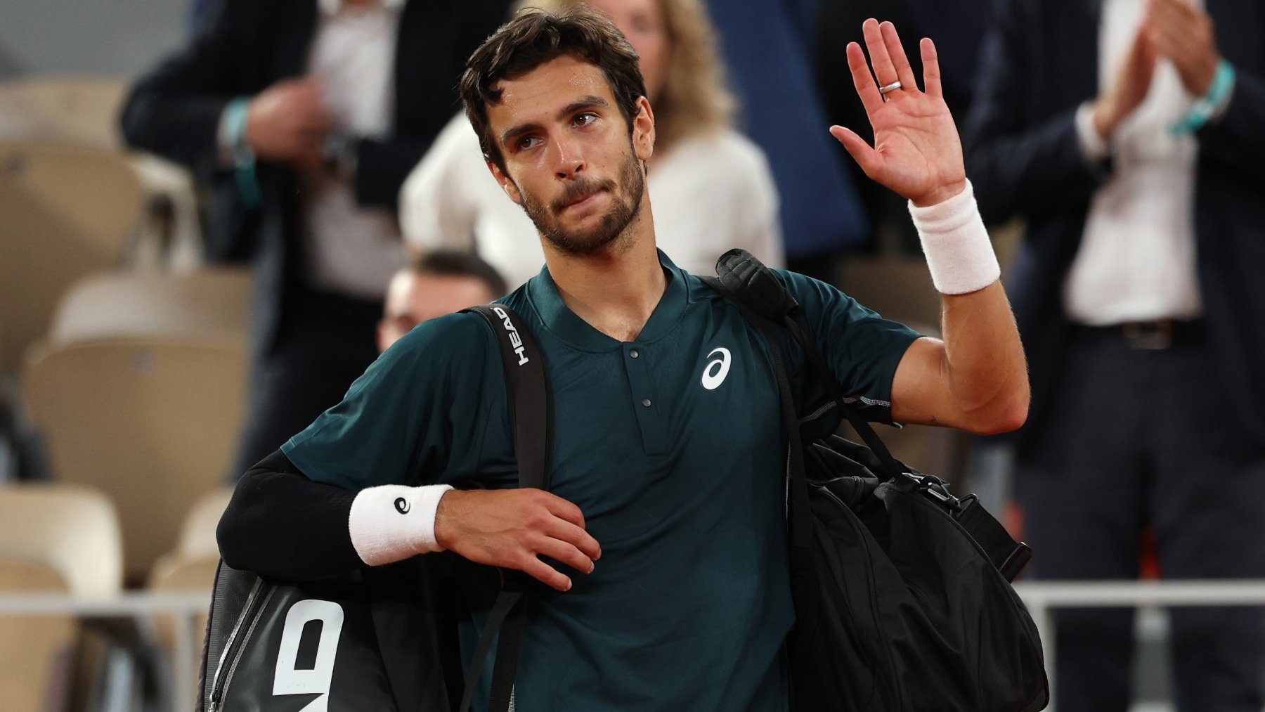 Musetti dice adiós a Roland Garros. (Getty)