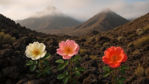 plantas, volcanes, Canarias