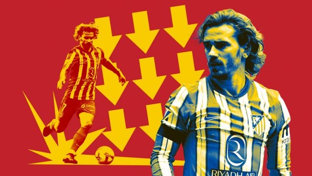 Antoine Griezmann, una caída sin precedentes