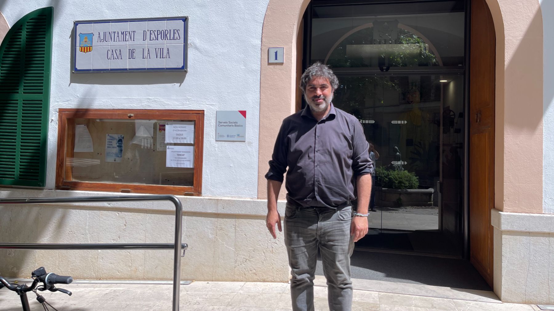El alcalde de Esporles, Josep Ferrà.