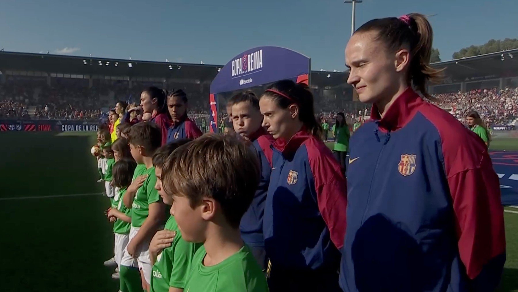 Jugadoras del Barcelona.
