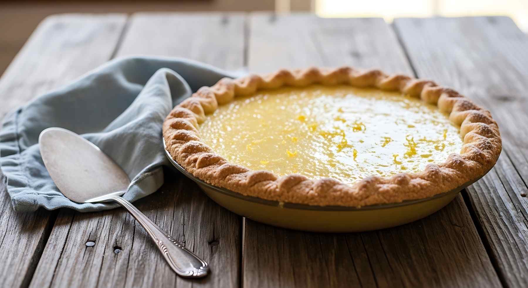 Lemon pie.