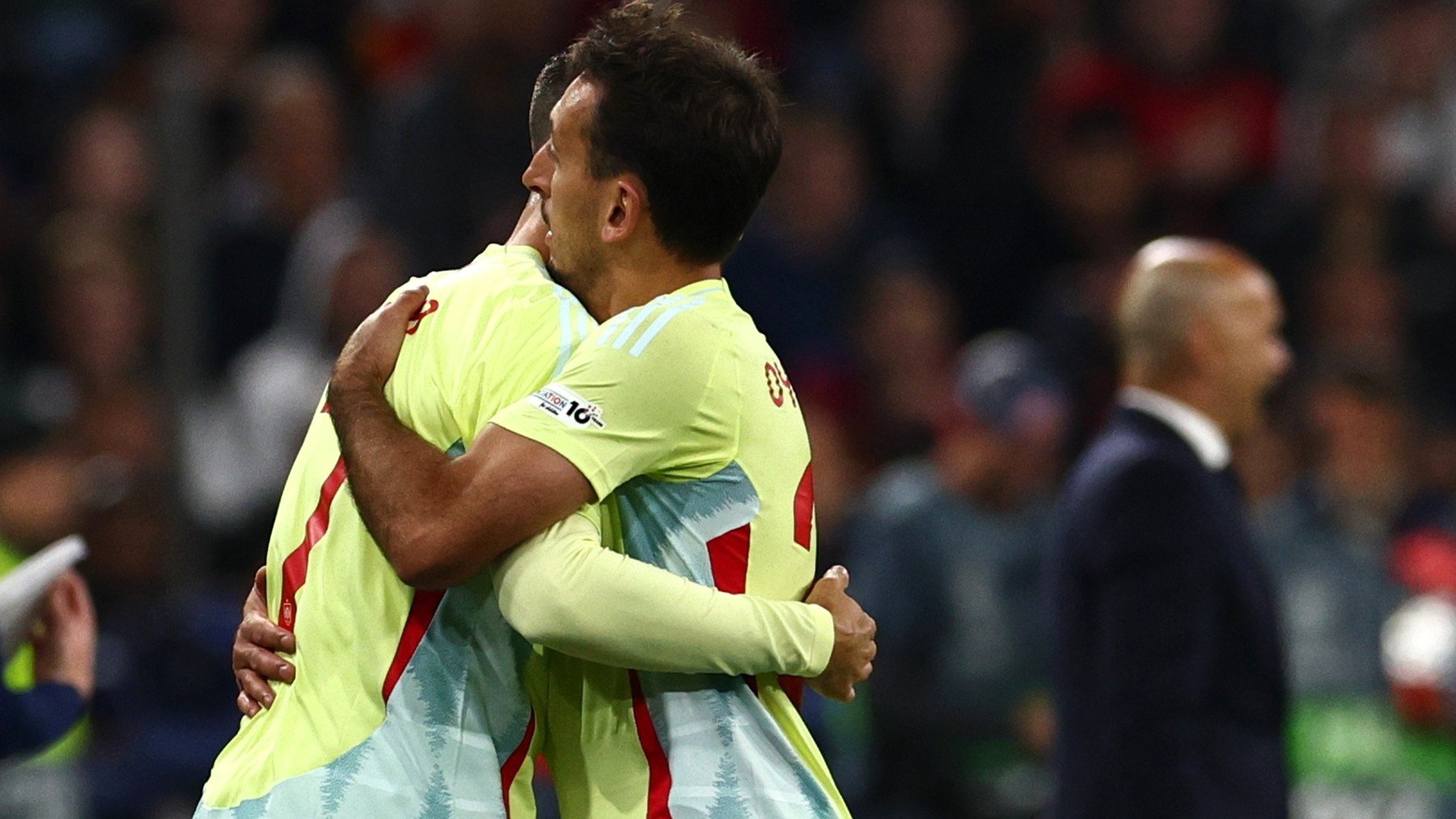Oyarzabal con España. (Getty)