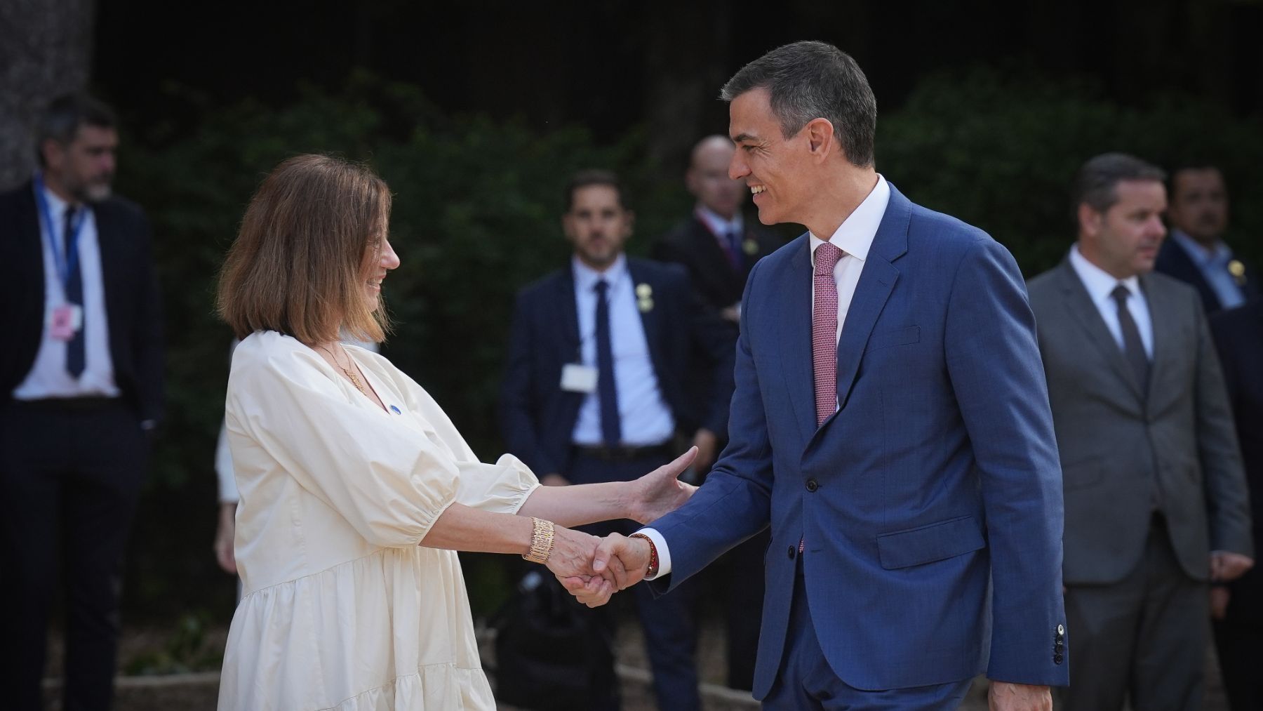 Pedro Sánchez y Francina Armengol. (EP)