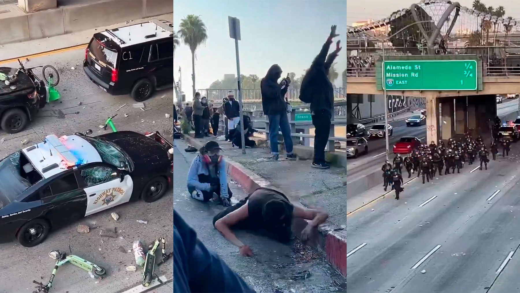 Disturbios en Los Ángeles.