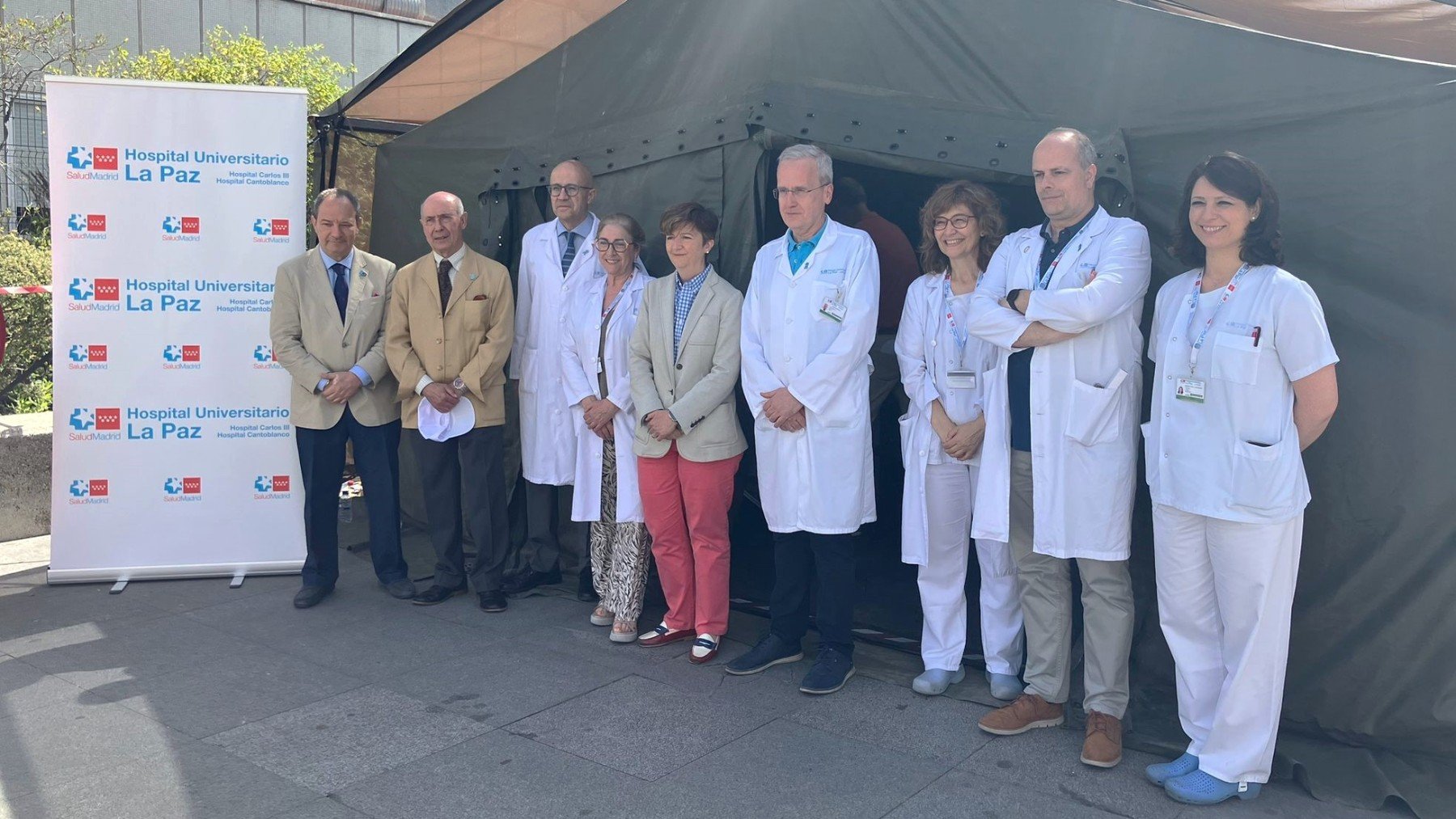 Momento de la jornada de cáncer en la Paz de Madrid.