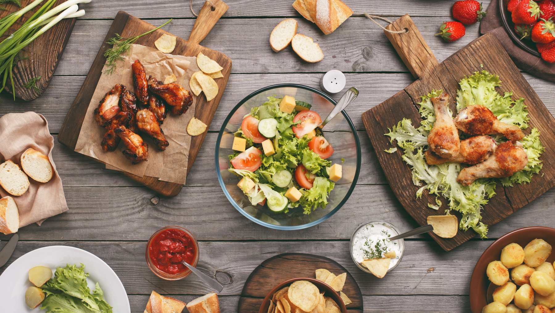 Comida fresca de verano.